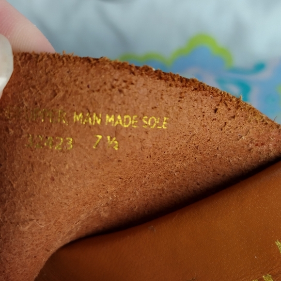 Bertuchi Women's Sandals Leather Slip On Wedge Brown Women’s Size 7.5" US/38 EU - Picture 12 of 16